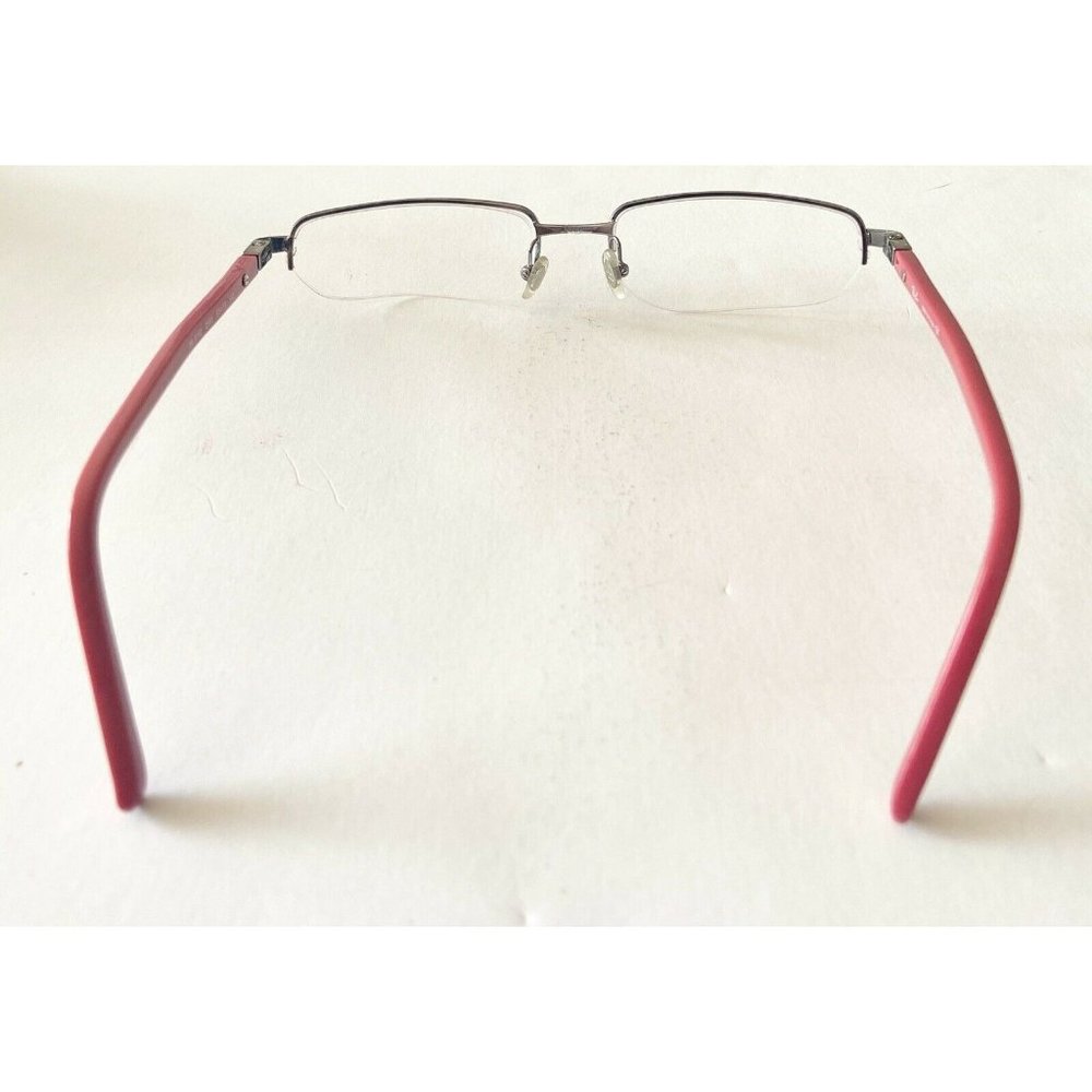 Ray Ban Rb6102 Silver And Red Rectangular Glasses - image 4